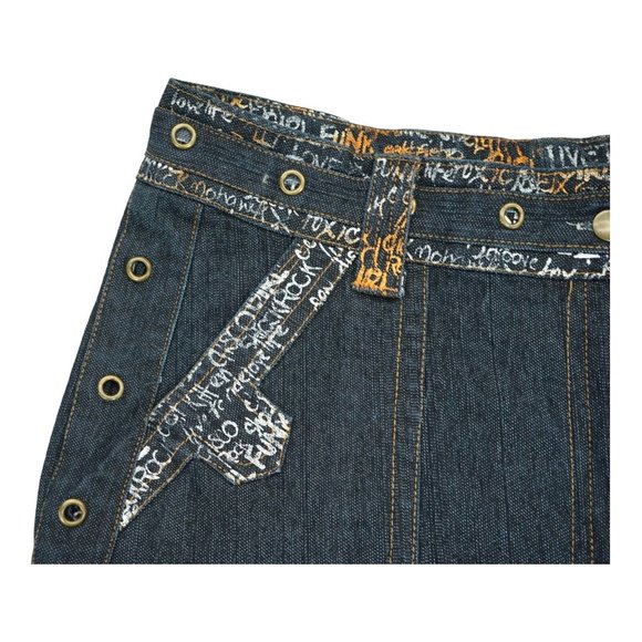 Erica Brooke Collection Stretch Women's Black Jeans Side Slats and Holes 22 Plus - Picture 4 of 7